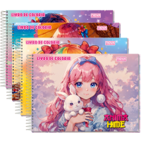 LIVRO DE COLORIR 120GR 48FL 15X21 ANIMA H.2619-5